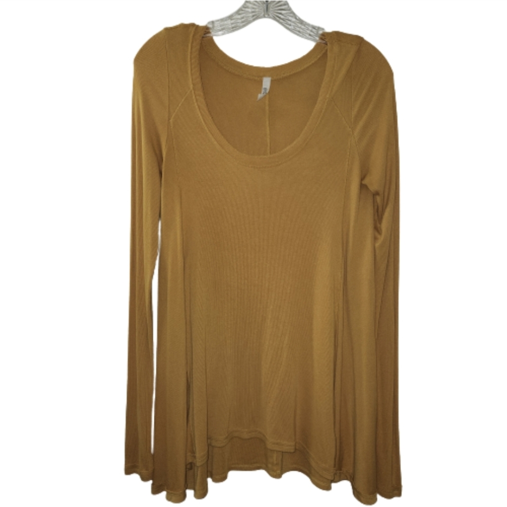Free People Oversized Long Sleeve Top